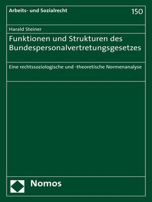 cover image of Funktionen und Strukturen des Bundespersonalvertretungsgesetzes